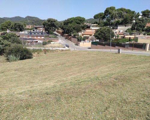 Desbroce de vegetación en Viladecavalls