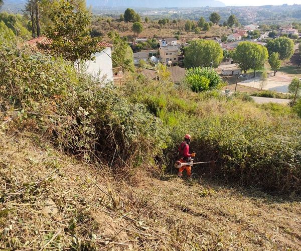 LIMPIEZA DE PARCELAS PARA CUMPLIR CON LA NORMATIVA DE PREVENCIÓN DE INCENDIOS
